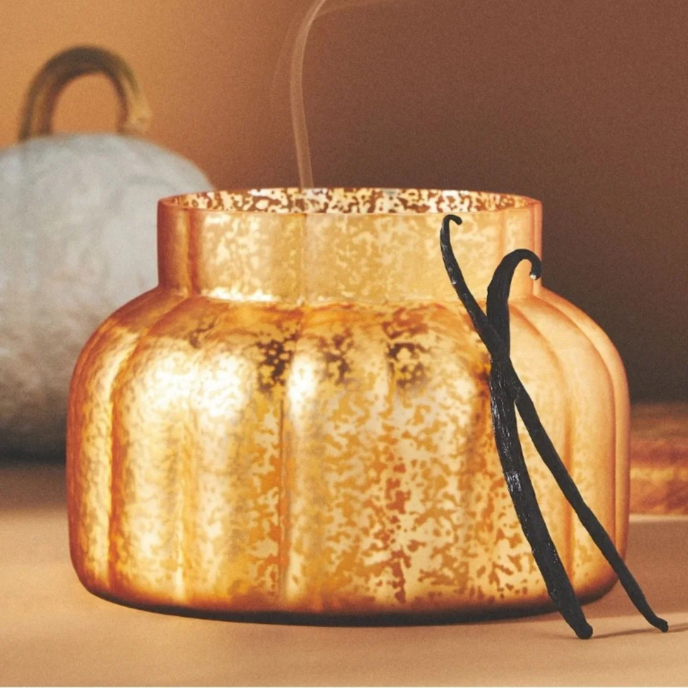 Wood lid Pumpkin Clove Candle